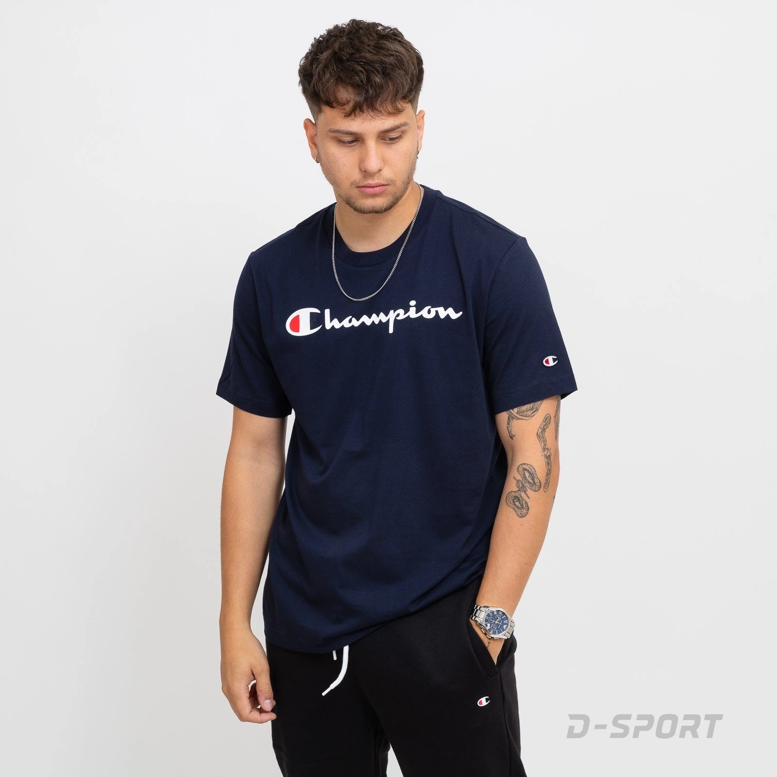 Remera hombre MC Champion lisa 100%